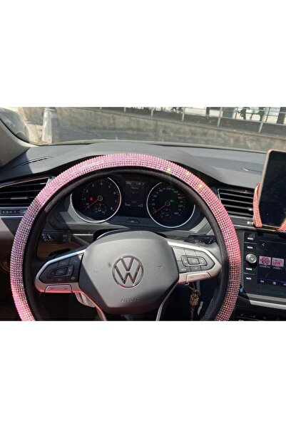 Arabasına Aşıklar Kulubü Peugeot Marka Ve Diğer Tüm Araçlara Uygun Pembe Taşl...
