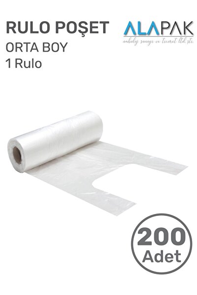 Alapak Rulo Poşet Orta Boy 200'lü