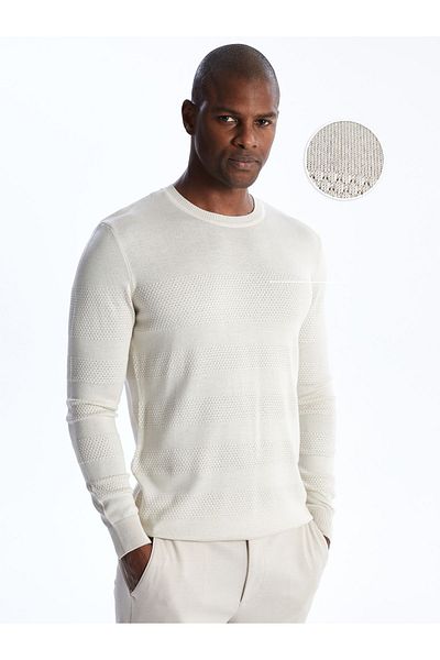LC Waikiki Ανδρικό Πλεκτό Πουλόβερ - Μακρυμάνικο, Crew Neck