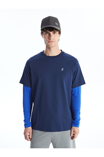 LC Waikiki Ανδρικό μακρυμάνικο μπλουζάκι με λαιμόκοψη