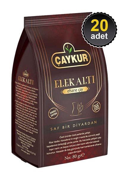 Çaykur Under Sieve Tea 80g 20 Pieces (1 Box)