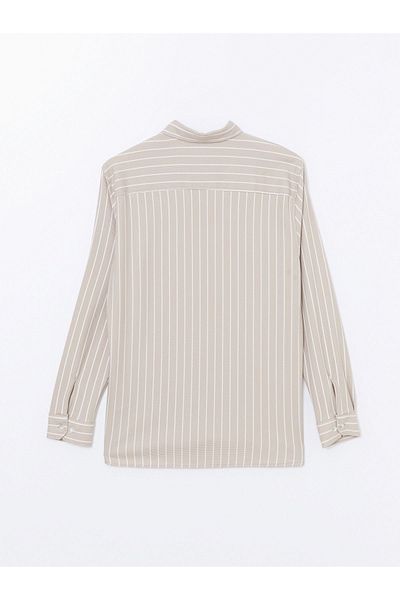 LC Waikiki Ανδρικό πουκάμισο - Slim Fit, Μακρυμάνικο, Ριγέ