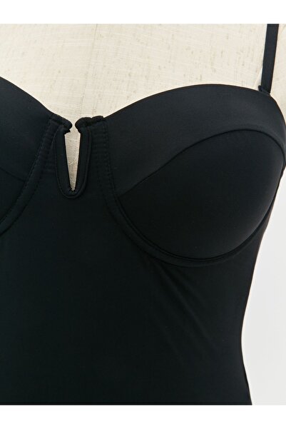 LC Waikiki Einfarbiger Badeanzug für Damen