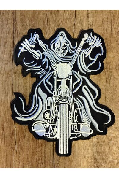 Özden Nakış سترة دراجة نارية كبيرة الحجم - 30x24 Cn Patch