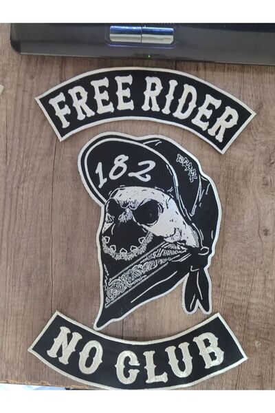 Özden Nakış LIVE TO RIDER MOTORCU SIRT PATCH