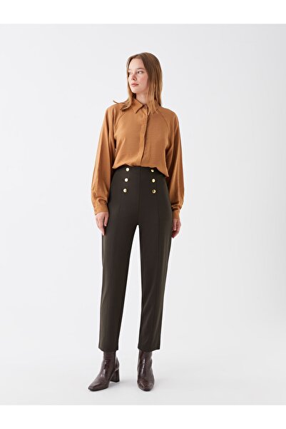 LC Waikiki Slim Fit dámské rovné kalhoty