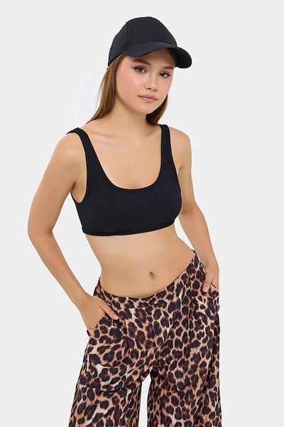 Hiccup Αμάνικο Κορδόνι Crop Top