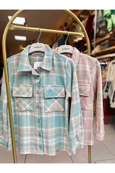 TİJK Kaşe Oduncu Gömleği Kız Çocuk