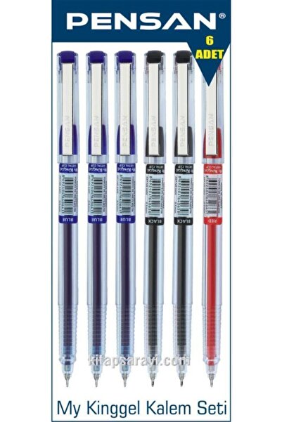Genel Markalar My King 0.5 Mm Jel Kalem Seti 6 Adet