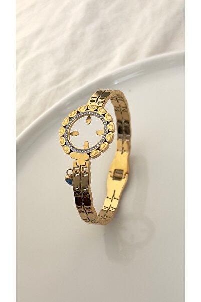 Opia JEWELRY - Çeyreklik Çelik Kelepçe Bileklik (17 cm )