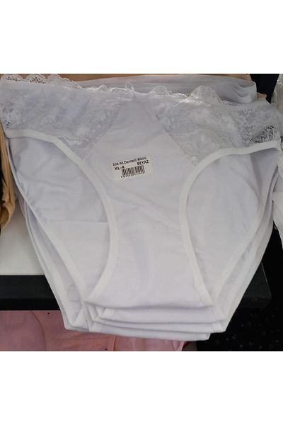 skycott 3 τεμάχια 100% βαμβάκι - Modal Slip εσώρουχα με λεπτομέρεια δαντέλας (3 τεμάχια)