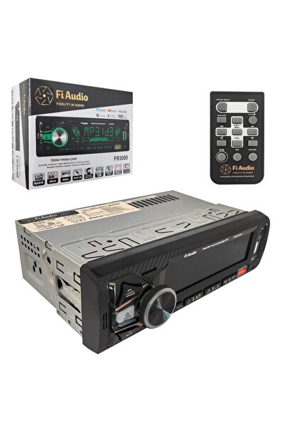 Genel Markalar Fİ AUDIO FR-3000 Oto Teyp 4X50 Watt Bluetooth CarLive 2xUsb Sd...
