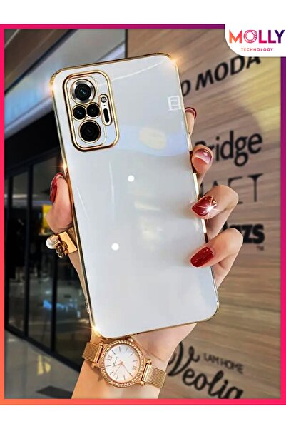 Molly Technology حافظة سيليكون فاخرة لهاتف Xiaomi Redmi Note 10 Pro مع حواف ب...