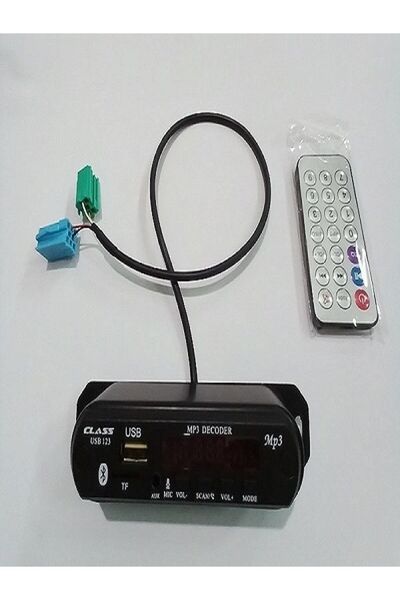 Class Clio Megan 2 Cd Çalar Teypler Için Aux Usb Bluetooh Modül 1m Kablolu Uyumlu