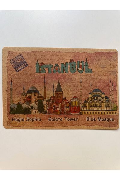 GALATA GIFT Θέμα Κωνσταντινούπολη, Νοσταλγικό, Kraft, Κάρτα, Καρτ ποστάλ, Καρτ ποστάλ, 16*11cm