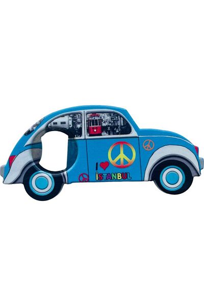 GALATA GIFT Istanbul Themed - Car Shaped Bottle Opener Magnet, Soda and Gazoz Opener, Fridge Magnet