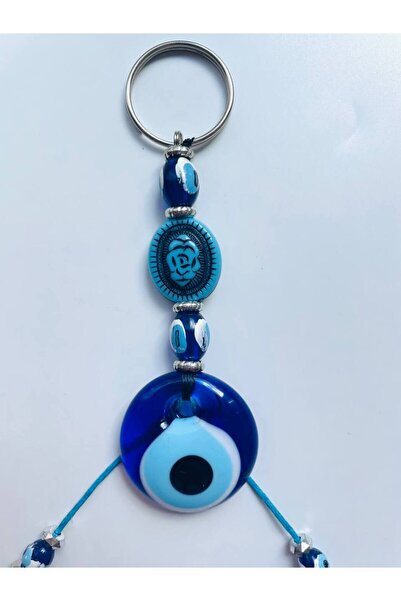 GALATA GIFT Breloc Macrame cu mărgele Evil Eye