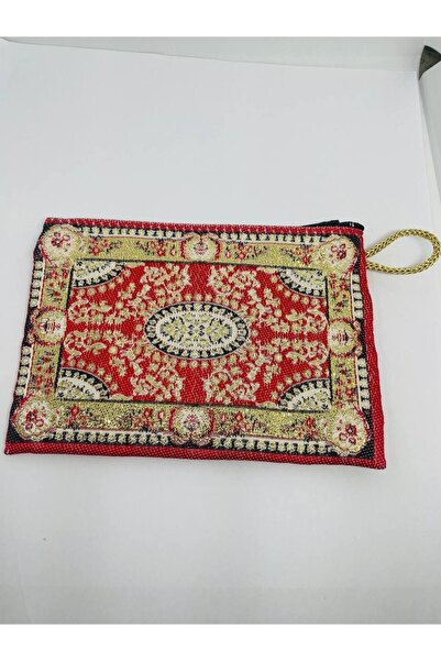 GALATA GIFT Women's Medium Size Wallet - Stylish, Zippered, Lined, Rug Patterned Coin Wallet 15x10