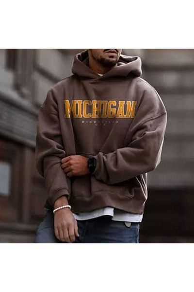 Altamira Unisex Brown Michigan Printed