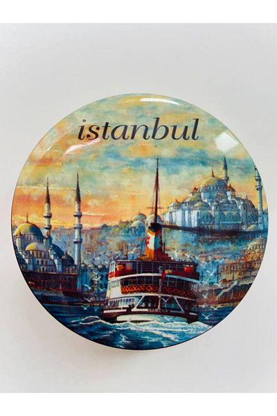 GALATA GIFT Метален, Керемиден, Автентичен, Сапунерка Истанбул и Натурален сапун