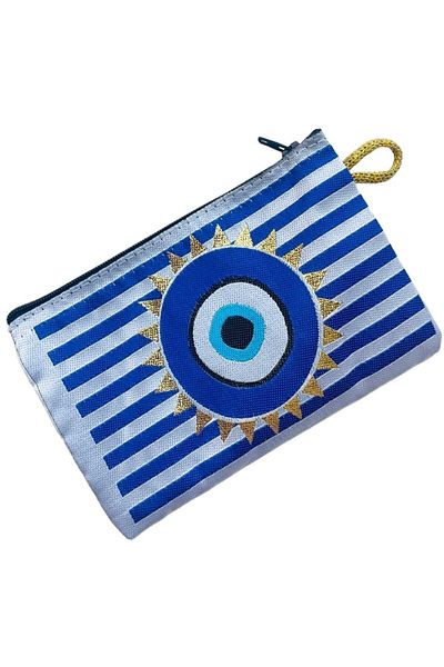 GALATA GIFT Portofel de damă de mărime medie - elegant, cu fermoar, căptușit, portofel pentru monede cu model Kilim 15x10