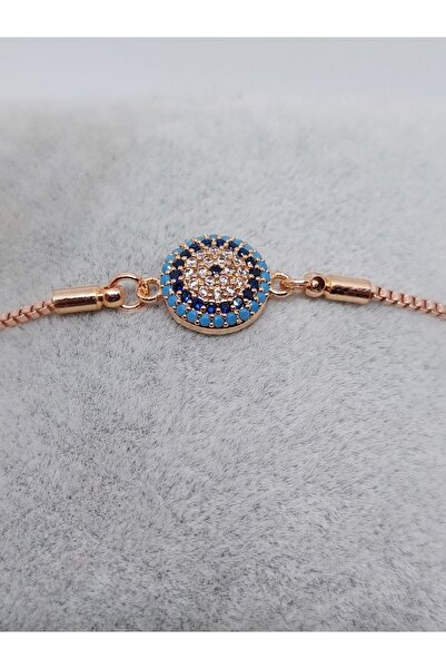 GALATA GIFT سوار من حجر الزركون الفيروزي الفولاذي، سوار مضاد للتشويه مع مصعد