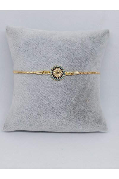 GALATA GIFT سوار من حجر الزركون الفيروزي الفولاذي، سوار مضاد للتشويه مع مصعد