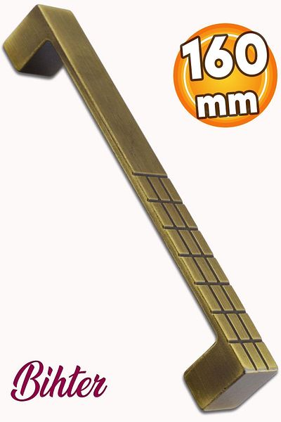 Badem10 Bihter Metal 160 Mm - Mobilier Antic Galben Antic Mânere Dulap Sertar Bucătărie
