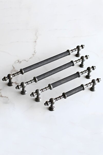 Badem10 Lemn de molid antic argintiu antic metal 224 mm mobilier bucătărie sertar dulap dulap mâner mâner