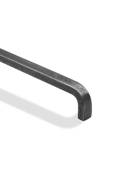 Badem10 Paris (160 MM-16.0 CM) Eskitme Antik Gümüş Metal Mobilya Mutfak Çekmece Dolap Kulpu Kulbu Kulpları