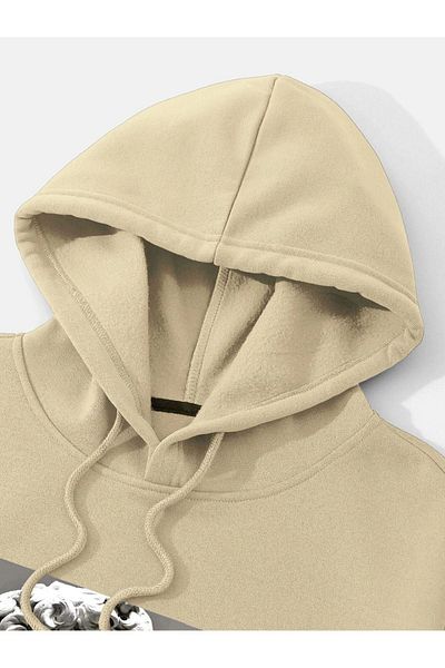 Altamira Φούτερ με κουκούλα Unisex Beige Sculpture με στάμπα