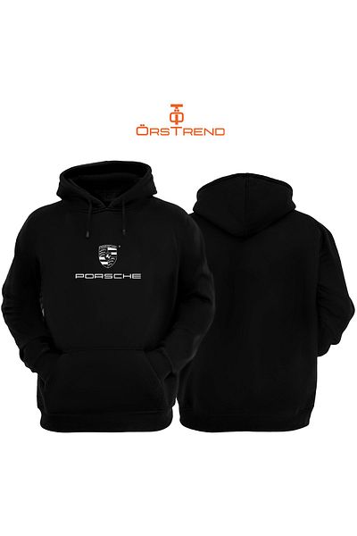 ÖRSTREND Unisex Porsche Printed Hooded Sweatshirt