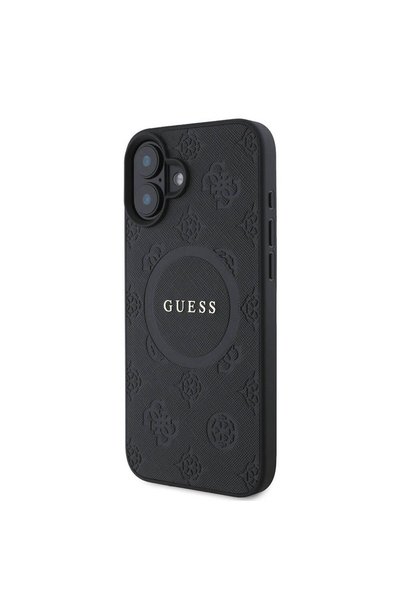 Guess iPhone 16 Plus Uyumlu Kılıf Guess  Lisanslı Magsafe Şarj Özellikli Yazı...