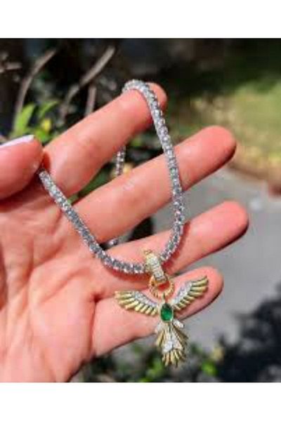 zeynep Waterway Phoenix 316L Steel Necklace