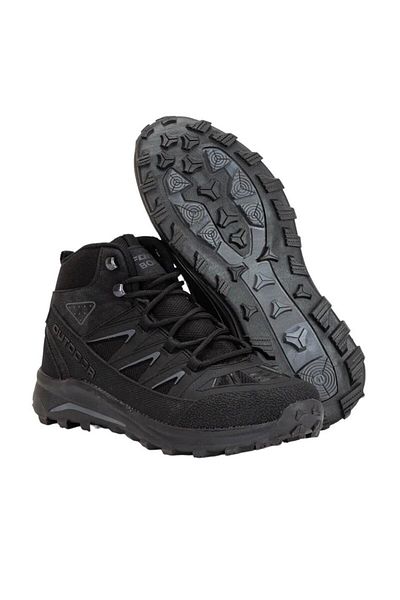 Liger Ανδρικές Μπότες Outdoor Trekking SMOKED - ΜΑΥΡΟ