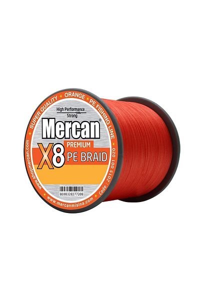 Mercan Platinum X8 Orange Pe Knit - 1000m Line