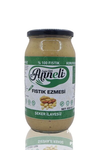 Emine türk anneli 1 Kg Fıstık Ezmesi Şekersiz Sade Annemeli Ile %100 Doğal %1...