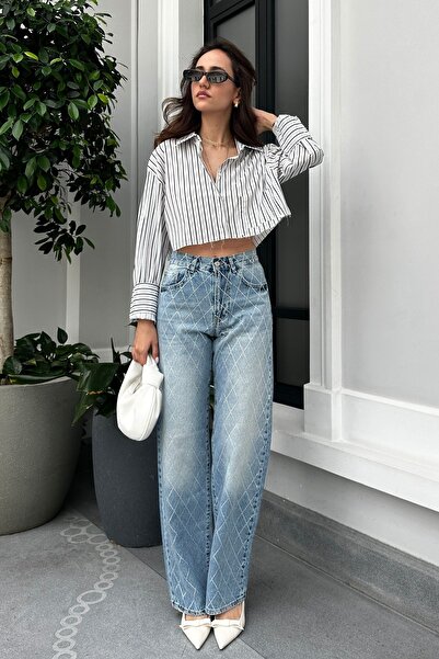 Nazliye Premium Light Blue Jeans