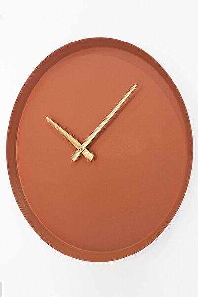 Artepera Earthy Metal Duvar Saati - Sessiz Ev Ofis Dekoratif Duvar Saatleri - Aps111