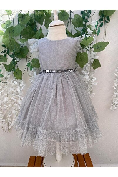 Butik KIZ ÇOCUK TÜLLÜ ELBİSE