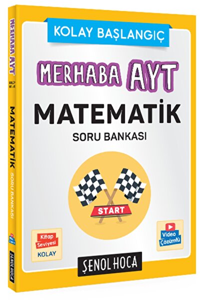 3D Yayınları Şenol Hoca Merhaba YKS AYT Matematik Kolay Başlangıç Soru Bankas...