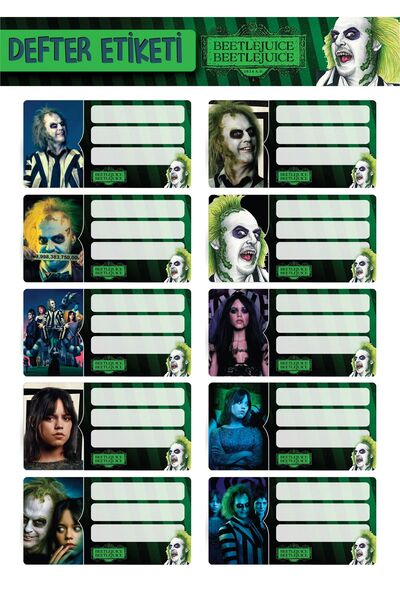 ca kay bu Beetlejuice Beter Insekt Naljepnica za Svesku