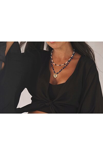 Atelier Sriza Kristal Taşlı Kolye "purie"