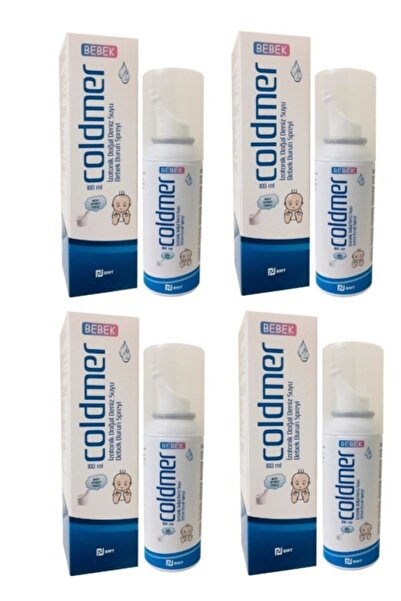 COLDMER Bebek Izotonik Doğal Deniz Suyu Burun Spreyi -100 Ml- 4 Adet