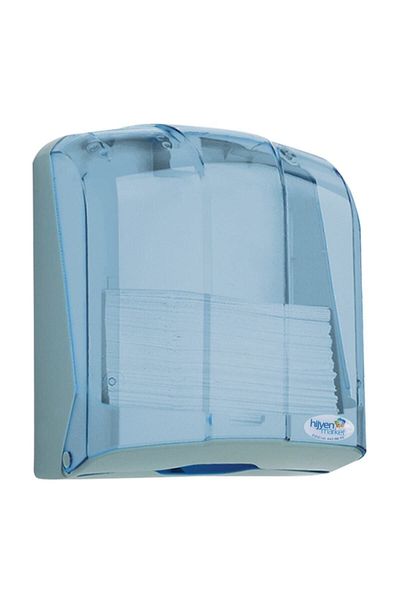 Vialli Dozator de prosoape de hârtie cu Z straturi. Plastic transparent. 900197vs