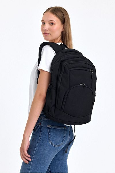 OBAY LİFE Quality Fabric Multi-Compartment Orthopedic Back Support Travel Lecture High School Middle Back School Bag