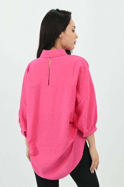 Koza Butik Kadın Sırt Detaylı Gömlek 1727-24