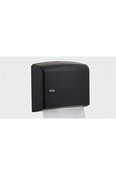 Vialli K1b Z-Fold Paper Towel Dispenser Black-capacity 200 Paper