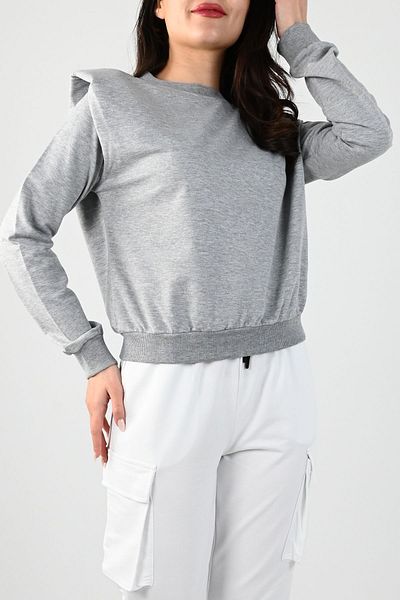 Koza Butik Women's Shoulder Padding Detailed Blouse 9247