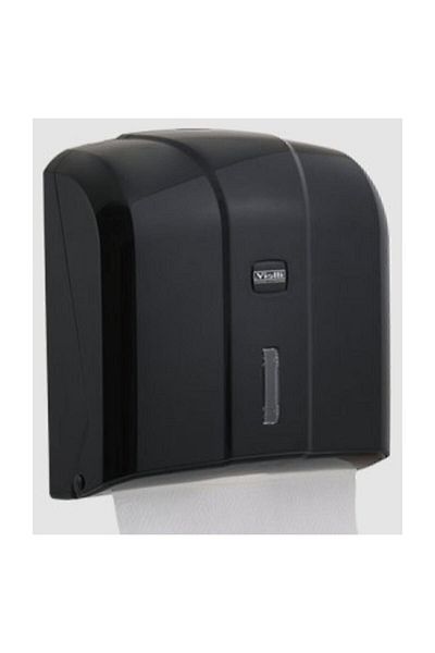 Vialli Kh 300b Z-Fold Paper Towel Dispenser - Black - Capacity 300 Paper